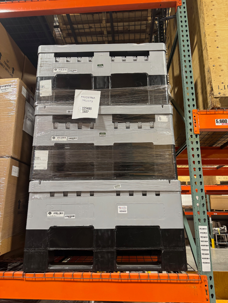 Image of Schoeller Allibert 1000L Plastic Palletanks - Quantity 3